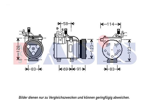 AKS DASIS Kompressori, ilmastointilaite 852563N